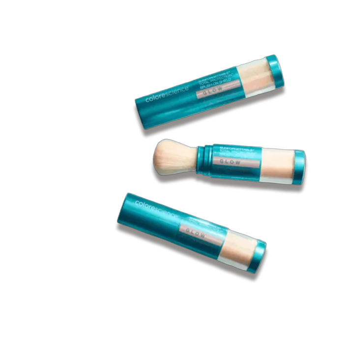 Сонцезахисна розсипчаста пудра для обличчя "Сяйво" - Colorescience Sunforgettable Total Protection Brush-On Shield Glow SPF 50