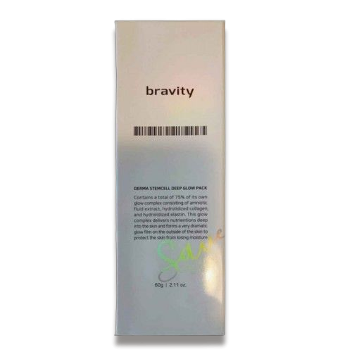 Омолоджувальна маска плівка для обличчя Bravity Stem-cell Deep Glow Pack, 60 г