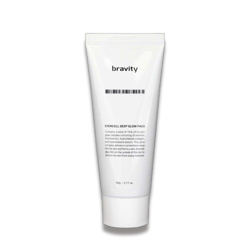 Омолоджувальна маска плівка для обличчя Bravity Stem-cell Deep Glow Pack, 60 г