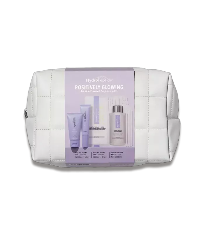 Набір для освітлення шкіри на основі пептидів HydroPeptide Positively Glowing