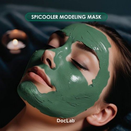 Професійна альгінатна маска зі спіруліною та пептидами 40000 ppm DocLab Spicooler Modeling Mask, 500 г