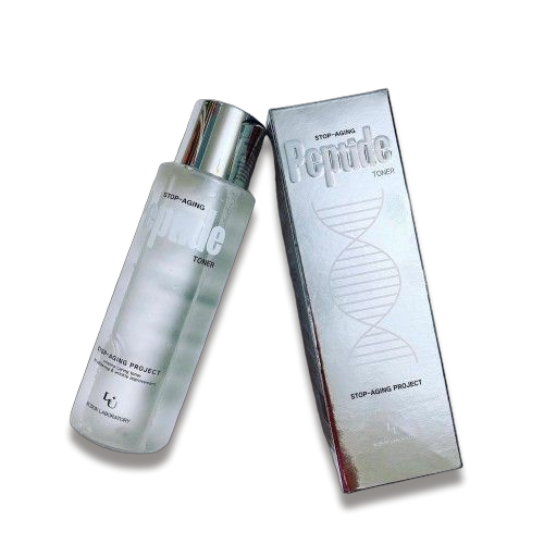 Підтягаючий тонер для обличчя з пептидами W.Skin Laboratory Stop-Aging Peptide Toner, 250 мл