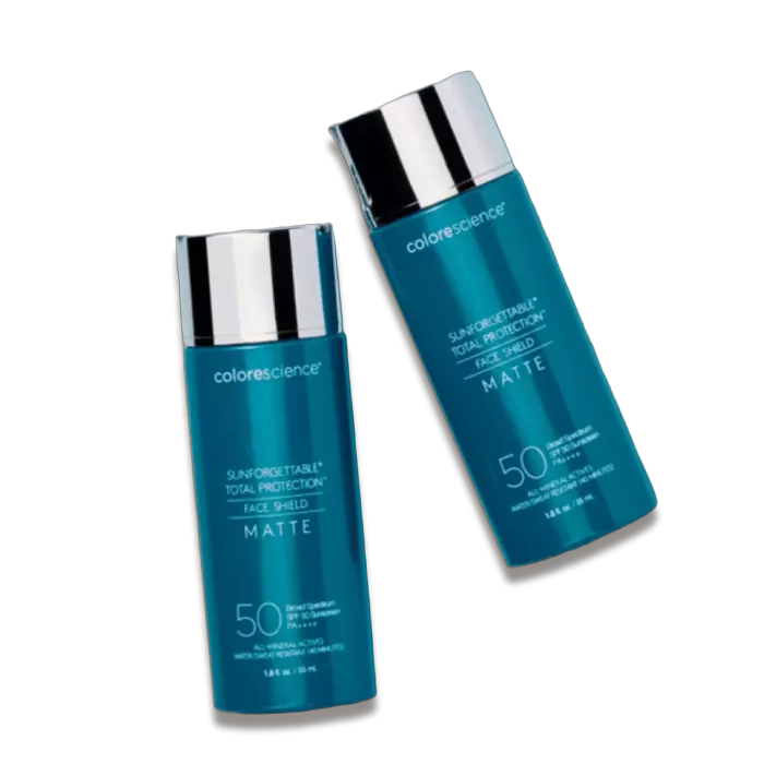 Сонцезахисний крем для обличчя з матуючим ефектом - Colorescience Face Shield Matte SPF 50