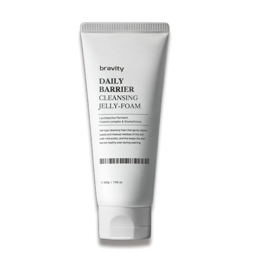 Очищувальна пінка-желе для обличчя з лактобактеріями Bravity Daily Barrier Cleansing Jelly Foam, 200 мл