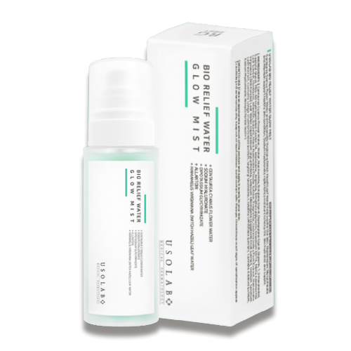 Заспокійливий, освіжаючий та гідратуючий тонер – cпрей Usolab Bio Relief Water Glow Mist, 100 мл