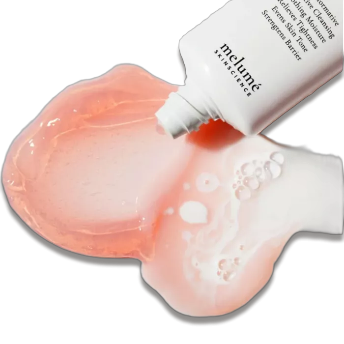 Освітлюючий зволожувальний бальзам для очищення шкіри - Melume Balmy Oily Milky Cleanser