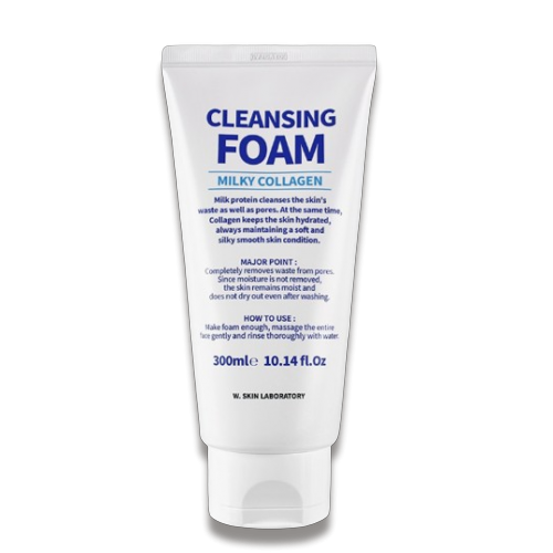 Очищаюча пінка з молочними протеїнами W.Skin Laboratory Milky Perfect Cleansing