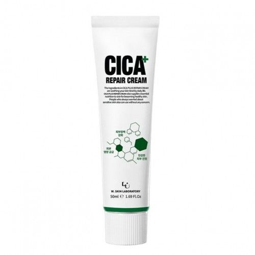 Регенеруючий крем для обличчя з азіатської центелли W.Skin Laboratory Cica Plus Repair Cream, 50 мл