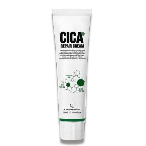Регенеруючий крем для обличчя з азіатської центелли W.Skin Laboratory Cica Plus Repair Cream, 50 мл