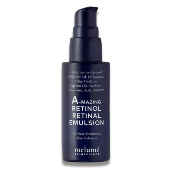 Нічна мікроемульсія з ретиноїдом і ретиналем - Melume A-mazing Retinol Retinal Micro Emulsion