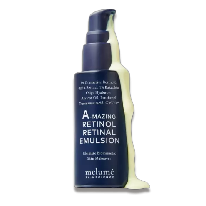 Нічна мікроемульсія з ретиноїдом і ретиналем - Melume A-mazing Retinol Retinal Micro Emulsion