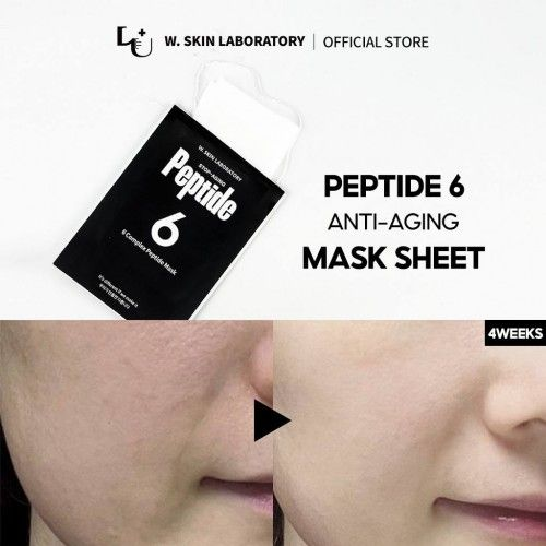 Пептидна маска W.Skin Laboratory 6 Complex Peptide Mask, 22 мл