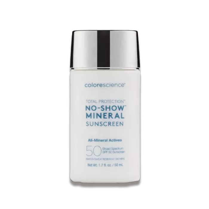 Прозорий мінеральний сонцезахисний флюїд - Colorescience No-Show Mineral Sunscreen SPF 50