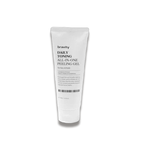 Пілінг гель для шкіри обличчя та тіла з лактобактеріями Bravity Daily Toning All In One Peeling Gel, 200 г