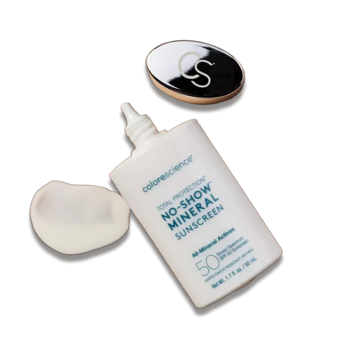 Прозорий мінеральний сонцезахисний флюїд - Colorescience No-Show Mineral Sunscreen SPF 50