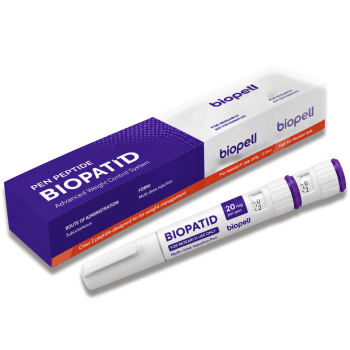 Biopatid Pen 20 mg — пептид для клітинного відновлення та біорегуляції