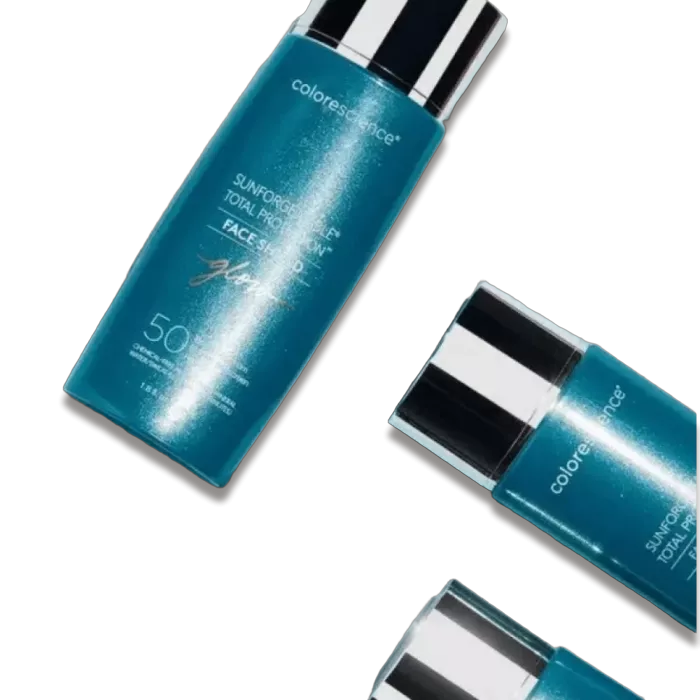 Сонцезахисний крем для обличчя SPF 50 "Сяйво" - Colorescience Sunforgettable® Face Shield Glow