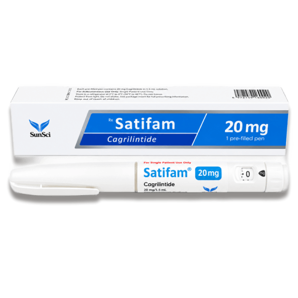 Кагрилінтид Satifam 20 мг — шприц-ручка для контролю апетиту та ваги