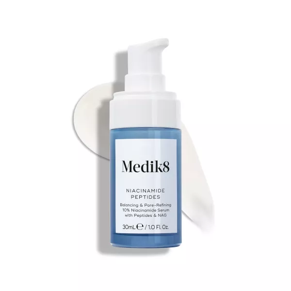СИРОВАТКА ДЛЯ ОБЛИЧЧЯ З НІАЦИНАМІДОМ 10% NIACINAMIDE PEPTIDES MEDIK8