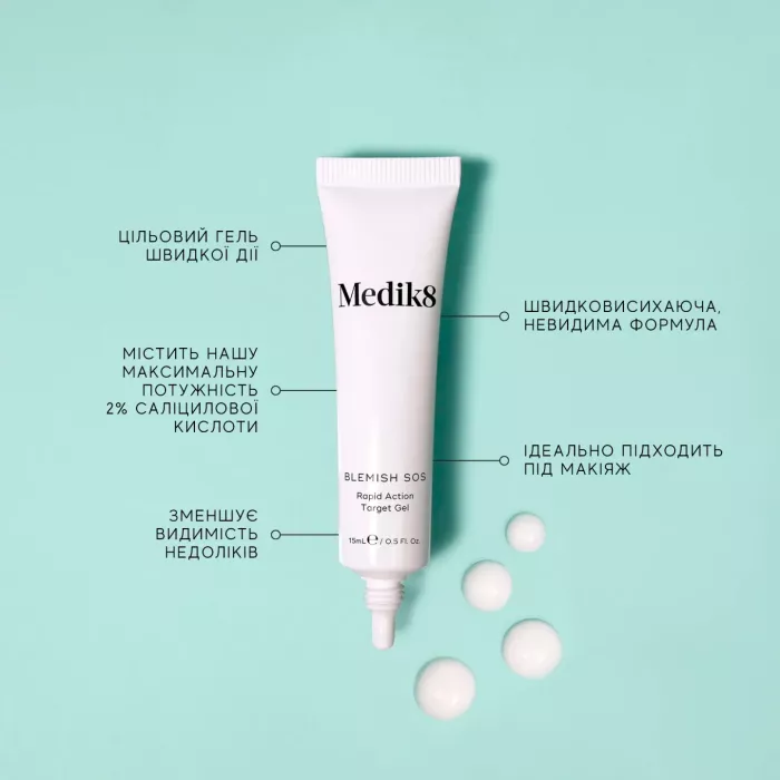 ГЕЛЬ ВІД ВИСИПІВ ШВИДКОЇ ДІЇ BLEMISH SOS™ MEDIK8