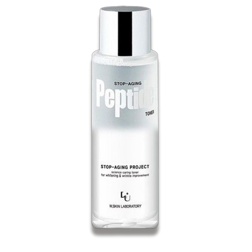 Підтягаючий тонер для обличчя з пептидами W.Skin Laboratory Stop-Aging Peptide Toner, 250 мл