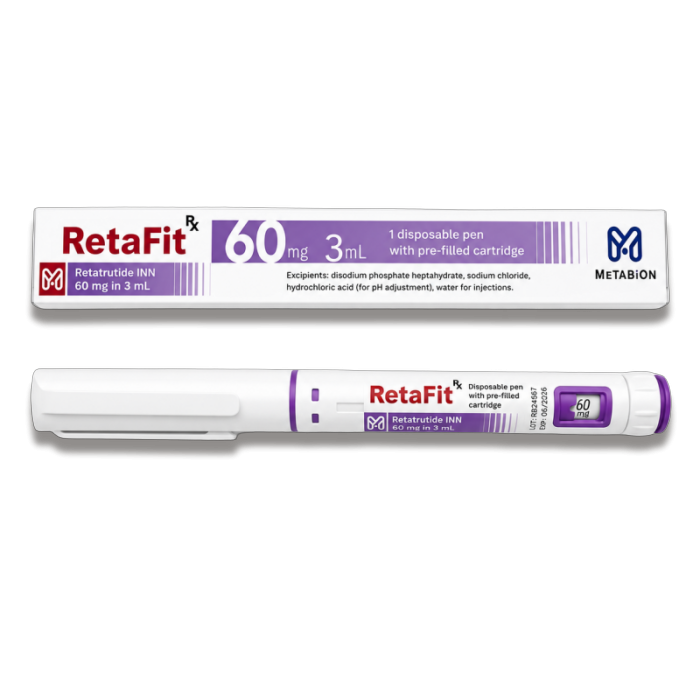 RetaFit 60 mg (шприц-ручка) — препарат на основі Retatrutide для контролю ваги